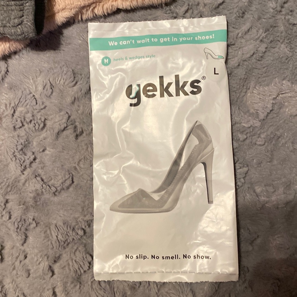 Gekks socks for heels and wedges new in package